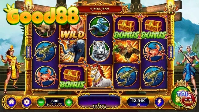 Trò chơi nổ hũ Sơn Tinh Thủy Tinh trên Good88 cực đặc sắc